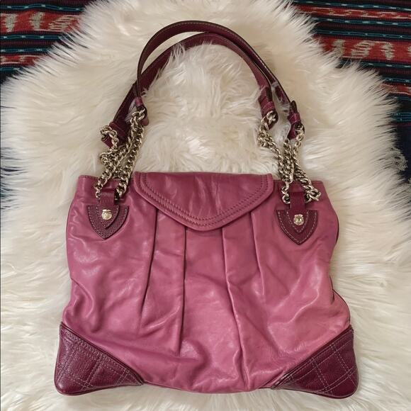 Marc Jacobs Mixed Leather Rosen Shoulder Bag Chain - Picture 1 of 13